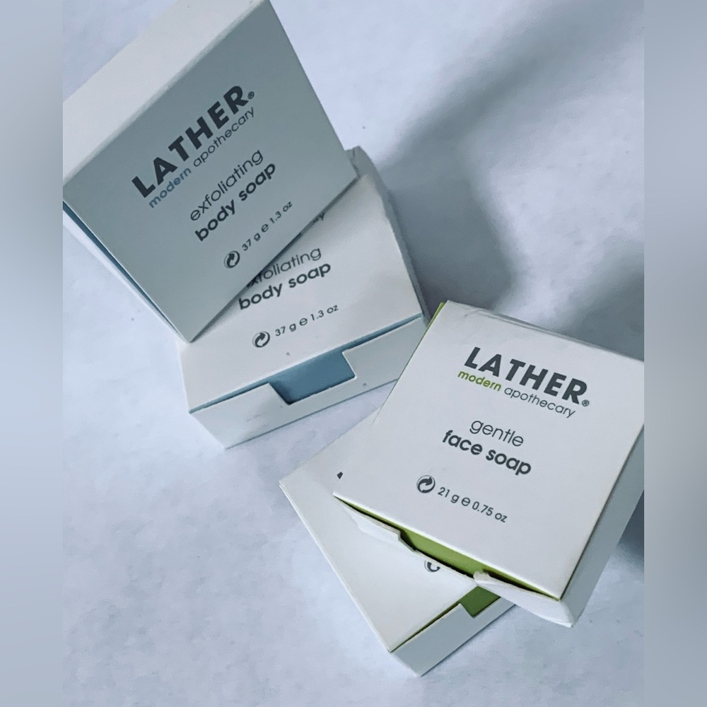 4 - Lather modern apothecary exfoliating body soap and gentle face soap